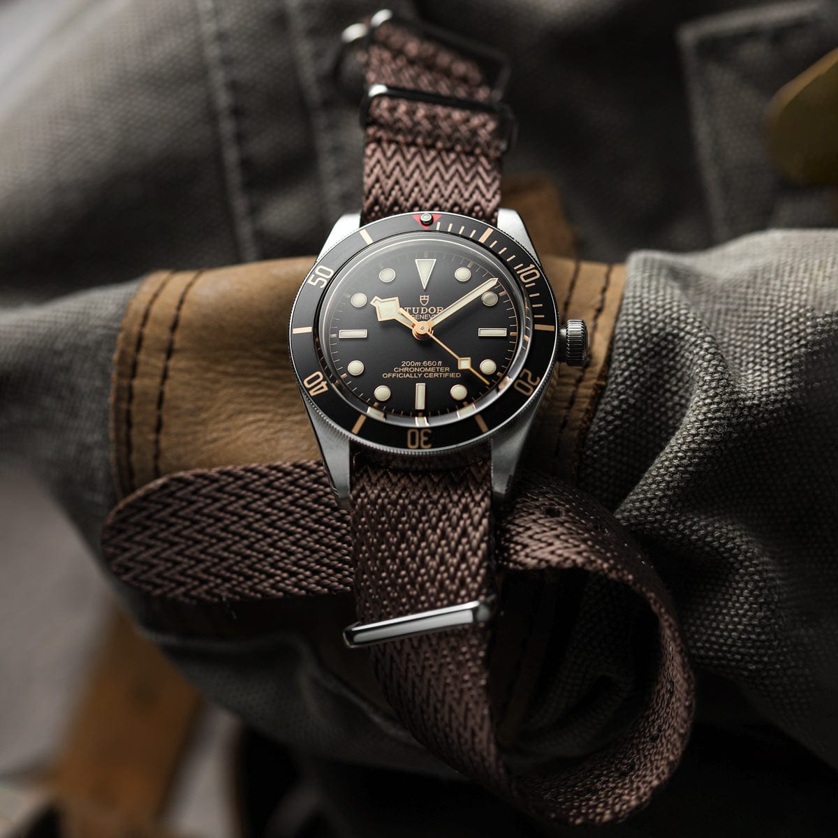 ZULUDIVER Shark Military Nylon Watch Strap - Mako | WatchGecko