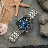 NTH Azores Automatic Tropic Divers Watch - Blue Curaçao - Date - Nearly New