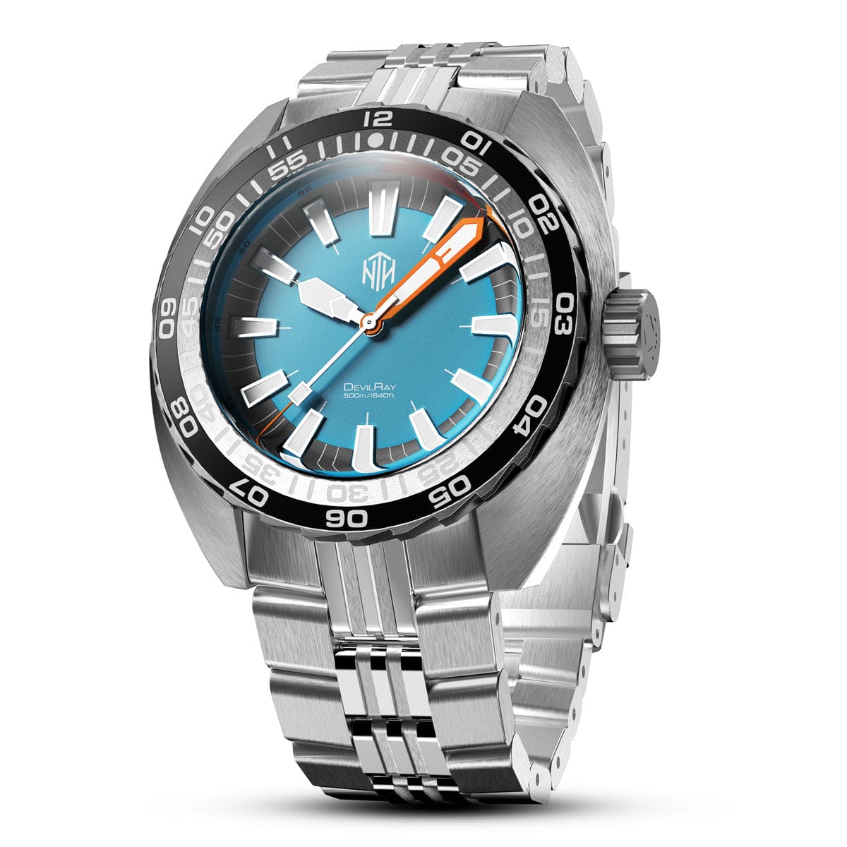 NTH 2021 DevilRay Automatic Dive Watch - Turquoise