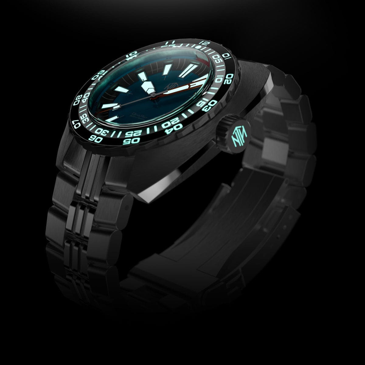 NTH DevilRay Automatic Dive Watch - Turquoise