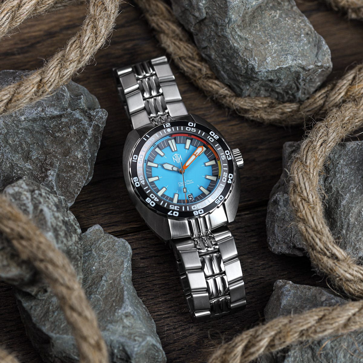 NTH DevilRay Automatic Dive Watch - Turquoise