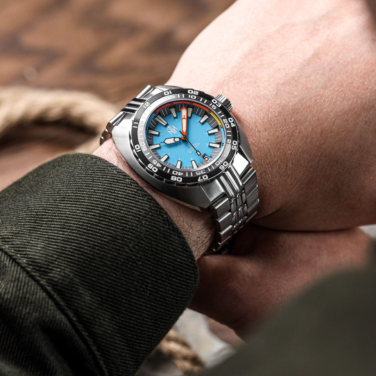 NTH DevilRay Automatic Dive Watch - Turquoise