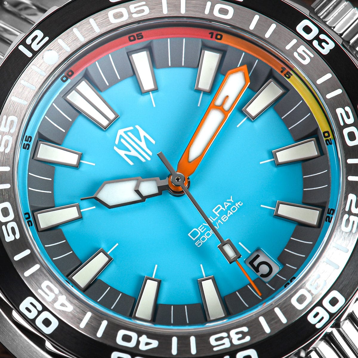 NTH DevilRay Automatic Dive Watch - Turquoise