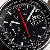 Sinn 144 St Sa Automatic Chronograph - Black Dial - Solid Bracelet